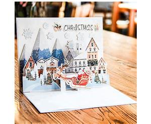 Santa Ride DIY Card Pop Up Greeting Card