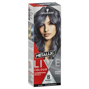 Schwarzkopf Live Colour Metallic Denim Steel