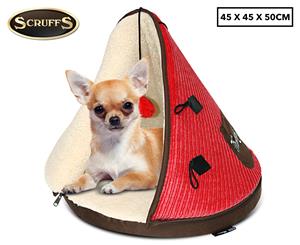 Scruffs 45x50cm Tramps Small Dog/Cat Teepee - Red