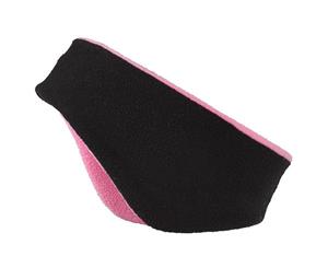 Sherpa Reversible Fleece Headband - Black Pink