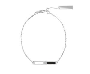 Simon Pagenaud Diamond Link Bracelet For Women In Sterling Silver Design by BIXLER - Sterling Silver