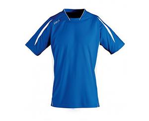 Sols Mens Maracana 2 Short Sleeve Football T-Shirt (Royal Blue/White) - PC2810