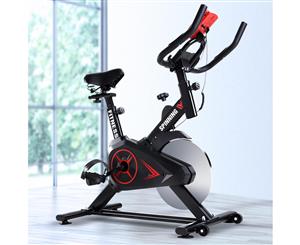 Spin Bike Exercise Bike B-01-BK Flywheel Phone Holder Fitness Commercial Home Workout Gym Black