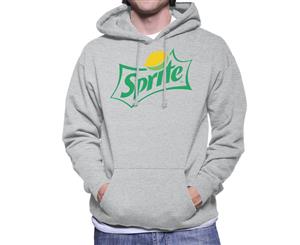 Sprite Classic Lemon Logo Men's Hooded Sweatshirt - Heather Grey