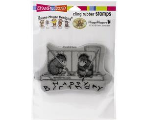 Stampendous House Mouse Cling Stamp - Watercolour Wish