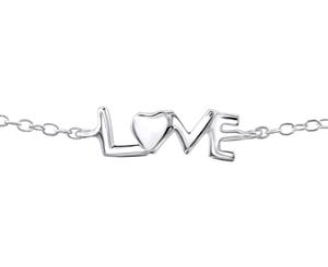 Sterling Silver Love Bracelet