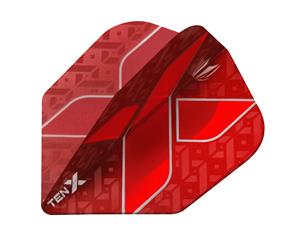 Target Ten-X Ultra Dart Board Flights Set of 3 - Red