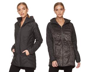 The North Face Women's Mossbud Insulated Reversible Parka Jacket - Asphalt Grey