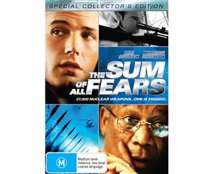 The Sum of All Fears DVD Region 4