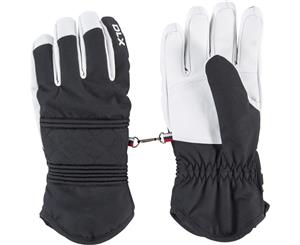 Trespass Womens Derigi DLX Warm Adjustable Lined Ski Gloves - BLACK