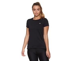 Under Armour Women's HeatGear Armour Tee / T-Shirt / Tshirt - Black