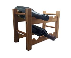 Vin Bouquet 6 Bottle Bamboo Wine Rack