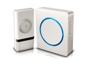 Wireless Door Chime with Compact Backlit Design