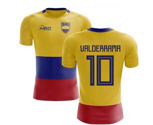 2018-2019 Colombia Flag Concept Football Shirt (Valderrama 10) - Kids