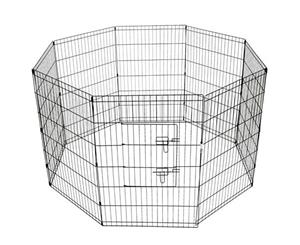 36' Dog Rabbit Playpen Exercise Puppy Enclosure Fence