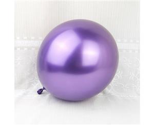 50pcs Purple Chrome Metallic 30cm Latex Balloons Pack 10 Birthday Wedding Party Balloon 12"