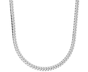 925 Sterling Silver Bling Chain - MIAMI CUBAN 4mm - Silver