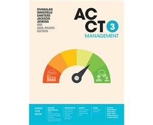 ACCT3 Management with Online Study Tools 12 months