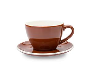 ACF Cup & Saucer 6 Set - 10oz - Brown