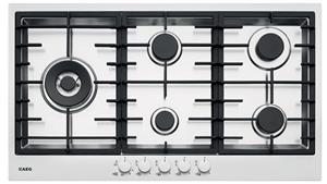 AEG 900mm 5 Burner Gas Cooktop - Stainless Steel