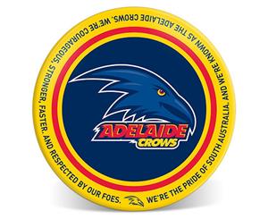 Adelaide Crows AFL Melamine Team Song 20cm Round Dinner Plate