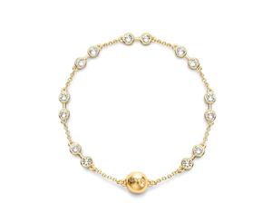 Affinity Charm Carrier Bracelet made with Swarovski Crystals Gold Plated