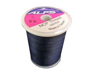 Alps 100yds of Deep Blue Rod Wrapping Thread - Size C (0.2mm) Rod Binding Cotton