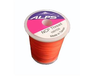 Alps 100yds of Lumin Orange Rod Wrapping Thread - Size A (0.15mm) Rod Binding Cotton