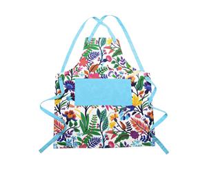 Ambrosia Aster Cotton Cooking Apron 80 x 68cm Floral