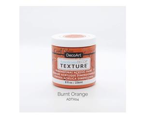 Americana Decor Texture 8oz - Burnt Orange