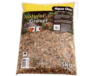 Aqua One Natural Gravel Australian Gold Dark 4-6mm Mix 5kg