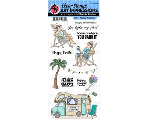 Art Impressions - Work and Play Clear Stamps - Happy Trails