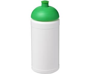 Baseline Plus 500Ml Dome Lid Sport Bottle (White/Green) - PF2813