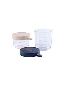 Beaba Set of 2 Conservation Jars in Glass