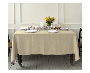 Country Style New Table Cloth KILDARE SAND Tablecloth RECT 140X185cm New