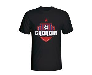 Croatia Country Logo T-shirt (black)