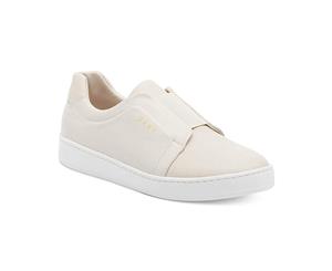 DKNY Womens Bobbi Leather Low Top Slip On Fashion Sneakers