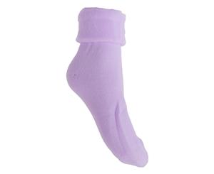 Dozy Toes Womens/Ladies Thermal Bed Socks (Lilac) - W490