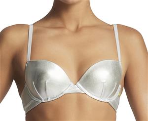 Elle Macpherson Body Metallic Underwire T-Shirt Bra - Silver