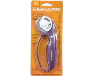 FISKARS Classic Loop 45mm Rotary Cutter Safety Blade Lock