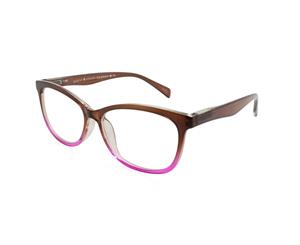 Gabriel + Simone Zoe Brown Pink Fade Women Reading Glasses