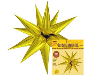 Glitz starburst Gold 100cm