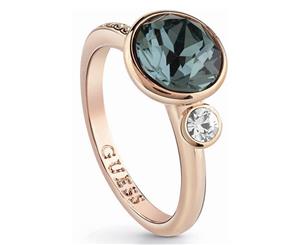 Guess womens Rose gold plated Zircon gemstone ring size 14 UBR83013-54