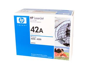 HP #42A Black Toner Q5942A