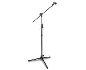 Hercules EZ Clutch Tripod Microphone Stand/Holder w/ 2 in 1 Hideaway Boom Black