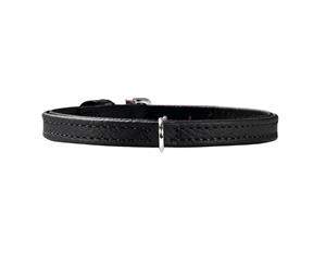 Hunter Tiny Petit Leather Dog Collar Small Breeds - Black