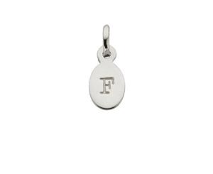 Kirstin Ash Initial Charm w/ Sterling Silver - F