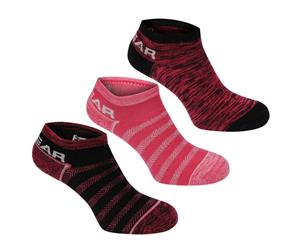 LA Gear Women Yoga Sock 3 Pack Ladies - Multi