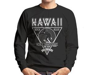 London Banter Hawaii New Wave Surfers Men's Sweatshirt - Black