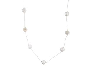 Lovisa Mixed Silver Ball Station Lariat Necklace